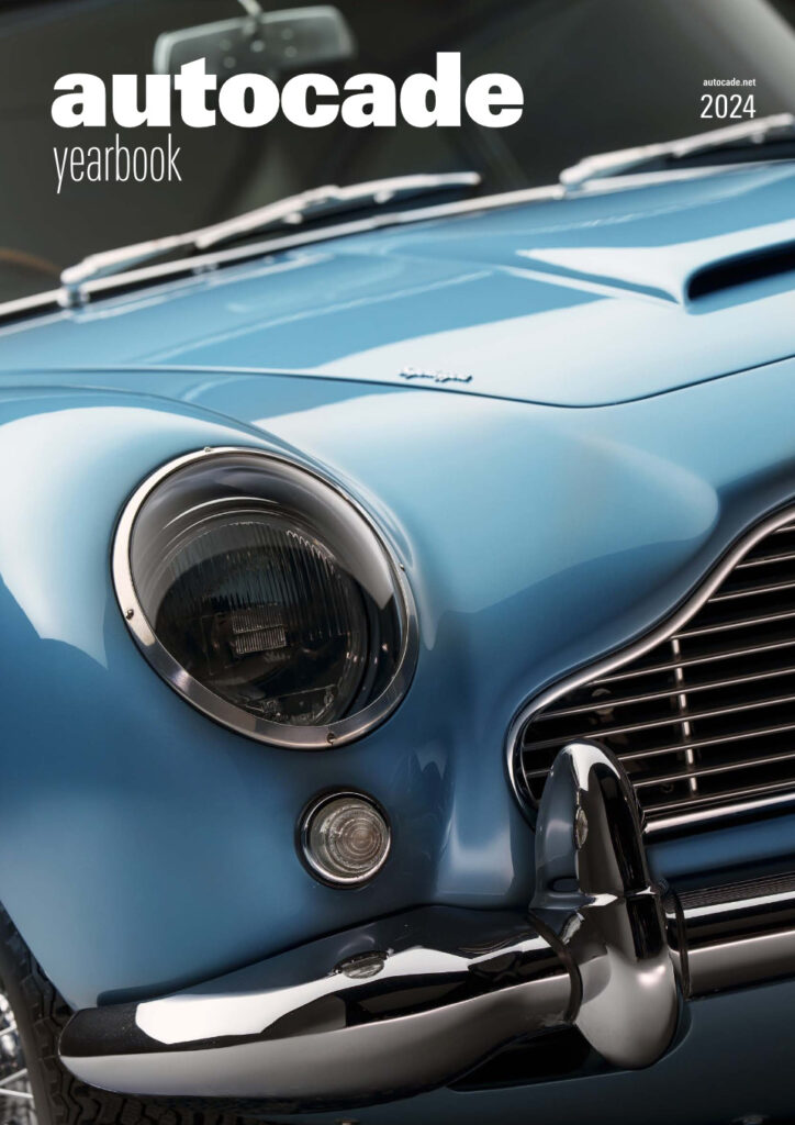 Autocade Yearbook 2004 with an Aston Martin DB5 on the cover.