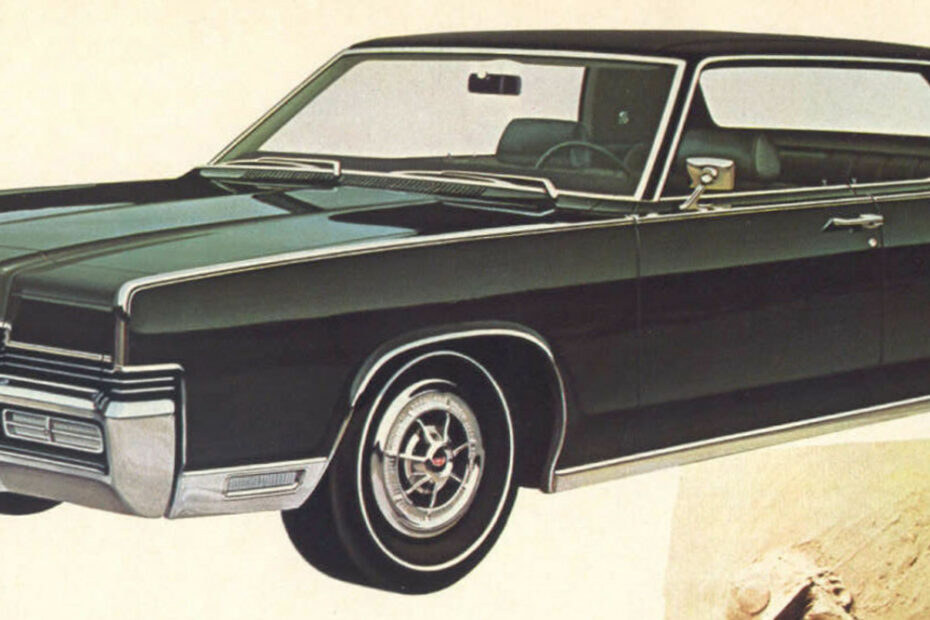 1969 Mercury Marquis Brougham, illustration from brochure (page cropped).